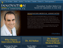 Tablet Screenshot of innovationmedicalassociates.com